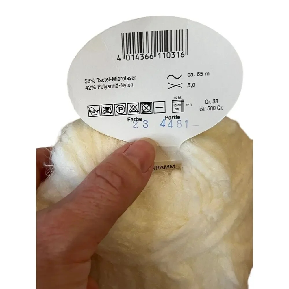 6 balls On Line Linie 31 Scala Cream yarn Super Soft 50 Grams Each